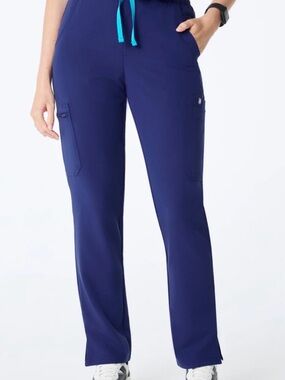 FIGS Limited Edition Sapphire Blue Dowa Scrub Pants Size Large